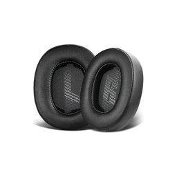 Coussinets de rechange pour JBL Live 500BT, 500BTNC, Mousse à mémoire + cuir PU, Noires, 1 Paire