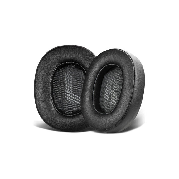 Coussinets de rechange pour JBL Live 500BT, 500BTNC, Mousse à mémoire + cuir PU, Noires, 1 Paire