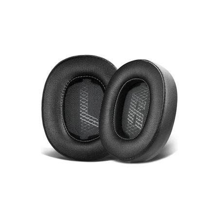Coussinets de rechange pour JBL Live 500BT, 500BTNC, Mousse à mémoire + cuir PU, Noires, 1 Paire
