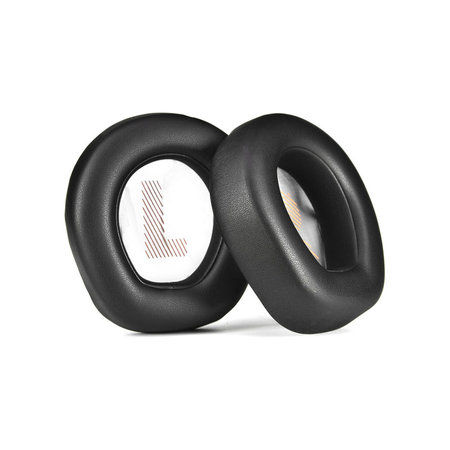 Coussinets de rechange pour JBL Quantum Q200, Q300, Mousse à mémoire + cuir PU, Noires, 1 Paire