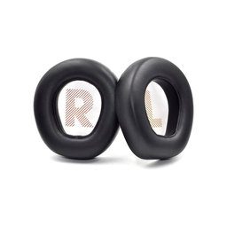 Coussinets de rechange pour JBL Quantum One, Mousse à mémoire + cuir PU, Noires, 1 Paire