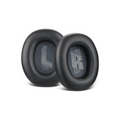 Coussinets de rechange pour JBL Live 650BTNC, E65, Mousse à mémoire + cuir PU, Noires, 1 Paire
