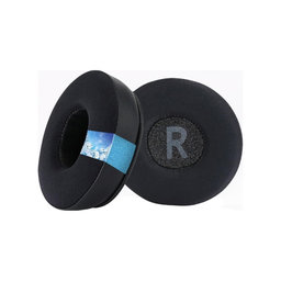 Coussinets de rechange pour JBL JR300, T450BT, T500BT, T600, Mousse à mémoire + Cuir + en Textil, Noires, Gel Rafraîchissant, 1 Paire
