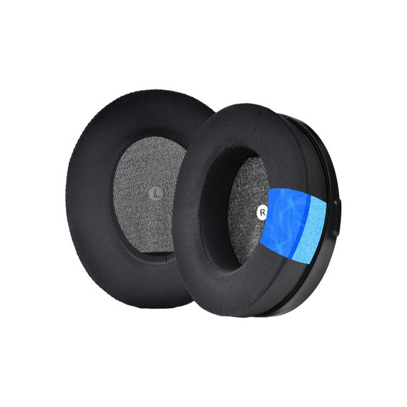 Coussinets de rechange pour Kingston HyperX Cloud Orbit S, Mousse à mémoire + cuir PU, Noires, Gel Rafraîchissant, 1 Paire