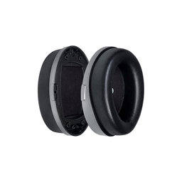 Coussinets de rechange pour Kingston HyperX Cloud Orbit S, Mousse à mémoire + cuir PU, Noires, 1 Paire