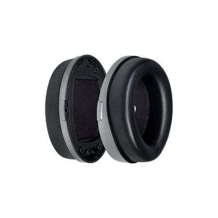 Coussinets de rechange pour Kingston HyperX Cloud Orbit S, Mousse à mémoire + cuir PU, Noires, 1 Paire