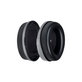 Coussinets de rechange pour Kingston HyperX Cloud Orbit S, Mousse à mémoire + cuir PU, Noires, 1 Paire
