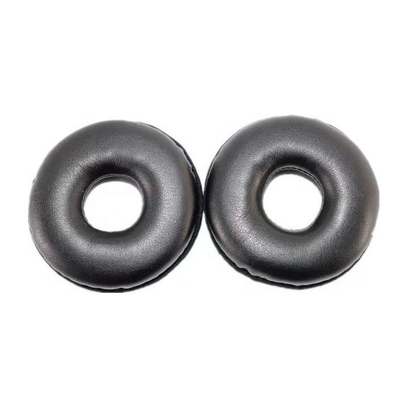 Coussinets de rechange pour Logitech H600, H390, H609, Mousse à mémoire + cuir PU, Noires, 1 Paire