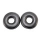Coussinets de rechange pour Logitech H600, H390, H609, Mousse à mémoire + cuir PU, Noires, 1 Paire