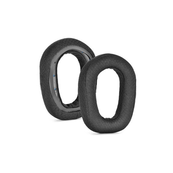 Coussinets de rechange pour Logitech G435, Mousse + en Textil, Noires, 1 Paire