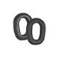 Coussinets de rechange pour Logitech G435, Mousse + en Textil, Noires, 1 Paire