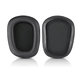 Coussinets de rechange pour Logitech G633 Artemis, G933 Artemis, Mousse à mémoire + Cuir, Noires, 1 Paire