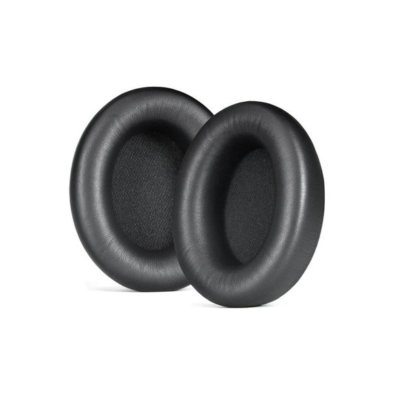 Coussinets de rechange pour Beats Studio Pro, Mousse à mémoire + cuir PU, Noires, 1 Paire