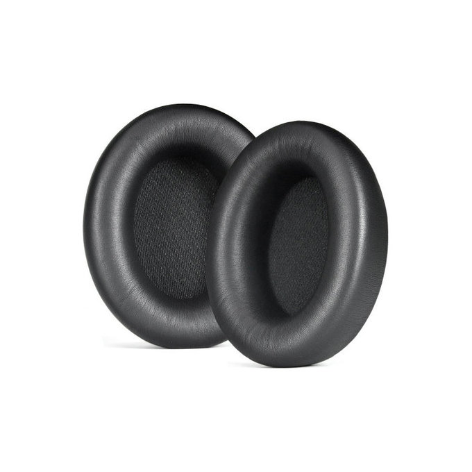 Coussinets de rechange pour Beats Studio Pro, Mousse à mémoire + cuir PU, Noires, 1 Paire