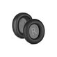 Coussinets de rechange pour Microsoft Xbox Series, Mousse à mémoire + cuir PU, Noires, 1 Paire