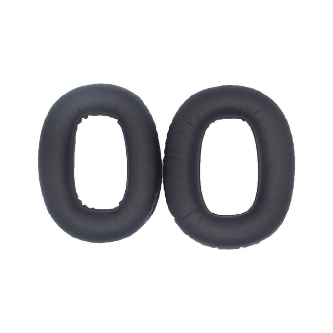 Coussinets de rechange pour Marshall Monitor II, Mousse à mémoire + cuir PU, Noires, 1 Paire