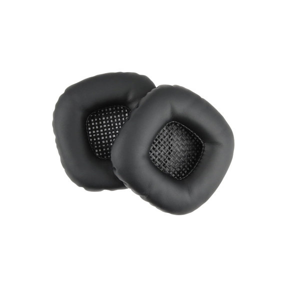 Coussinets de rechange pour Marshall Major V, Mousse à mémoire + Cuir, Noires, 1 Paire