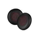 Coussinets de rechange pour Plantronics Voyager Focus UC, cuir PU, Noires, 1 Paire