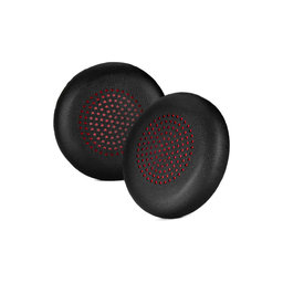 Coussinets de rechange pour Plantronics Voyager Focus UC, cuir PU, Noires, 1 Paire