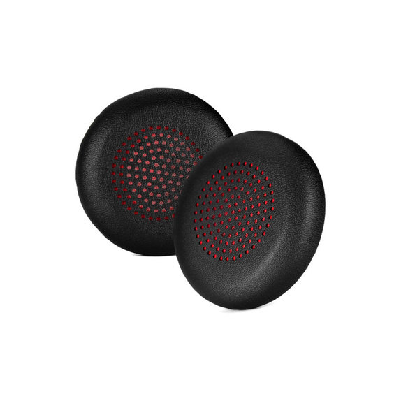 Coussinets de rechange pour Plantronics Voyager Focus UC, cuir PU, Noires, 1 Paire