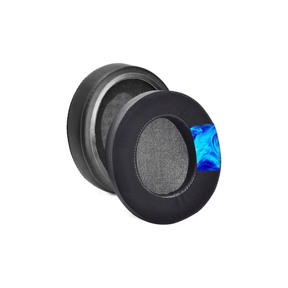 Coussinets de rechange pour Razer Nari 7.1 THX, Mousse à mémoire + Tissu rafraîchissant avec gel, Noires, 1 Paire