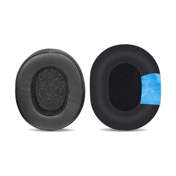 Coussinets de rechange pour Skullcandy Hesh 3.0, Crusher, Venue, Mousse à mémoire + Cuir + en Textil, Noires, Gel Rafraîchissant, 1 Paire