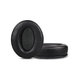 Coussinets de rechange pour Sennheiser HD4.50, HD450, Mousse à mémoire + Cuir, Noires, 1 Paire