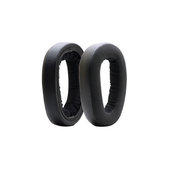 Coussinets de rechange pour Sennheiser GSP500, GSP600, Mousse à mémoire + cuir PU, Noires, 1 Paire