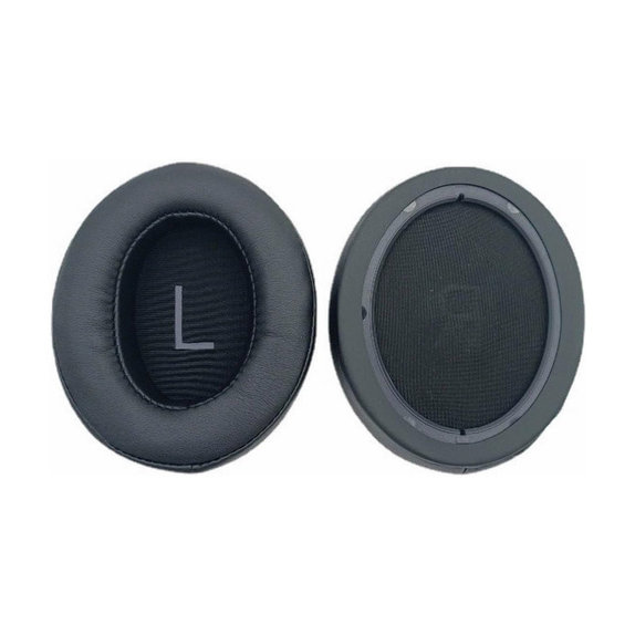 Coussinets de rechange pour Sennheiser Momentum 3.0, Mousse à mémoire + Cuir, Noires, 1 Paire