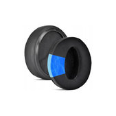 Coussinets de rechange pour Sennheiser HD4.50, Mousse à mémoire + en Textil + Cuir, Noires, Gel Rafraîchissant, 1 Paire