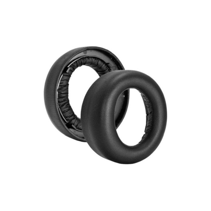 Coussinets de rechange pour Sony Playstation 5 Pulse Elite, Mousse + Cuir, Noires, 1 Paire
