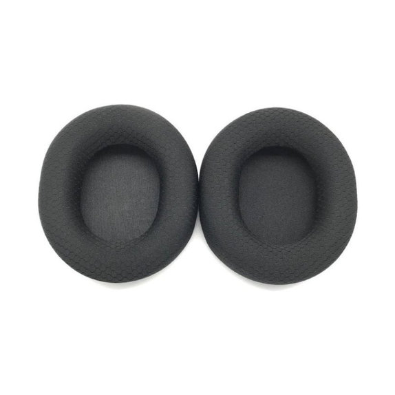 Coussinets de rechange pour Steelseries Arctics 1, 3, 5, 7, 9 Pro, Mousse à mémoire + en Textil, Noires, 1 Paire