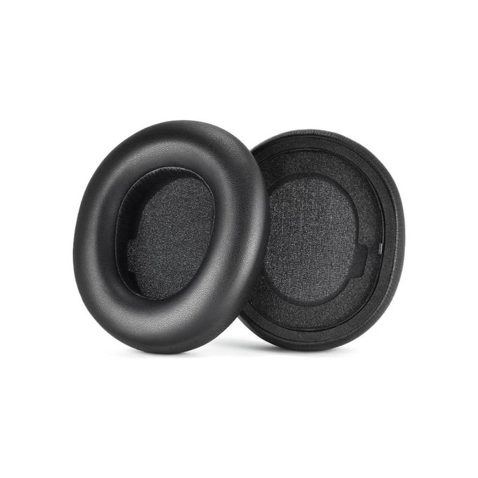 Coussinets de rechange pour Steelseries Nova Pro, Mousse à mémoire + cuir PU, Noires, 1 Paire