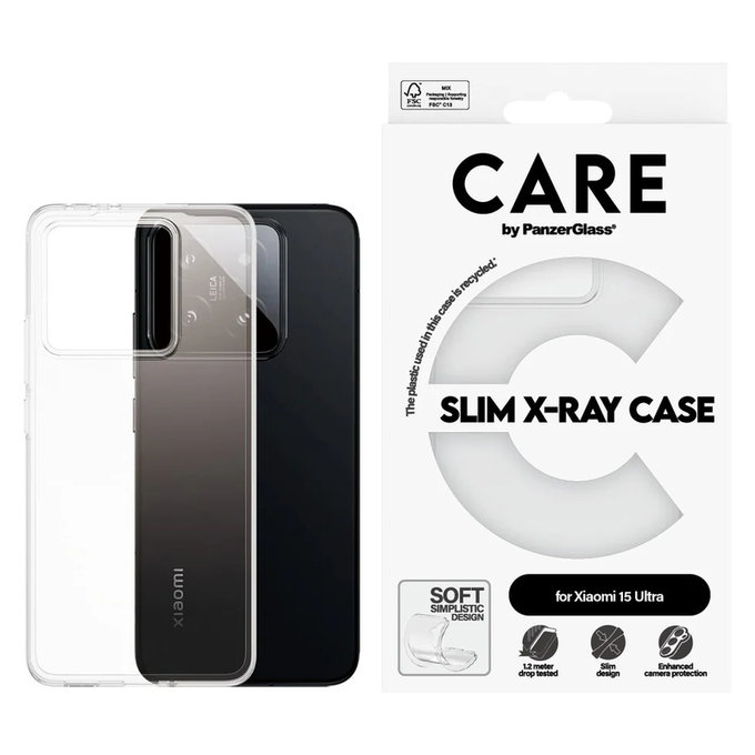 Étui X-Ray pour Xiaomi 15 Ultra, Transparent, PanzerGlass