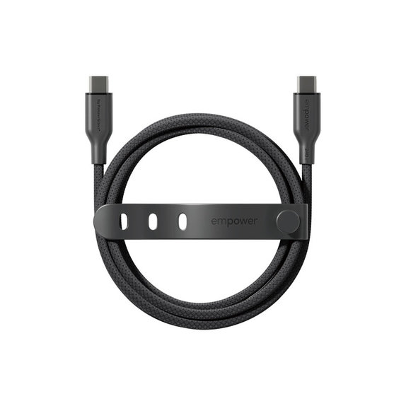 Câble USB-C, 240 W, Racing, 2 m, Space Black, empower