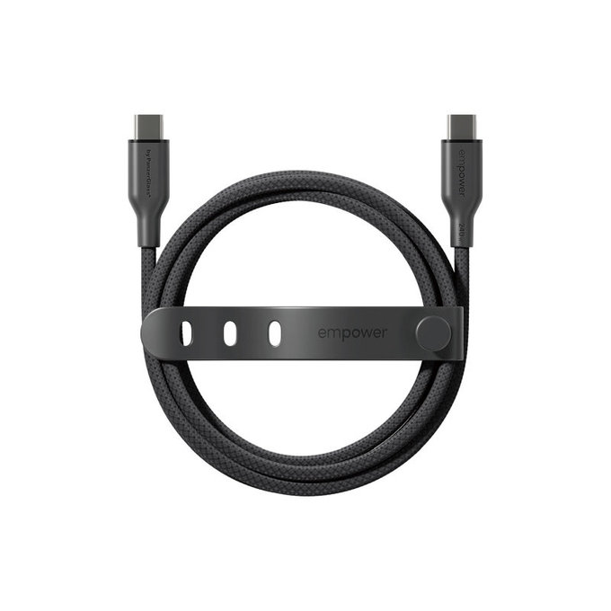 Câble USB-C, 240 W, Racing, 2 m, Space Black, empower