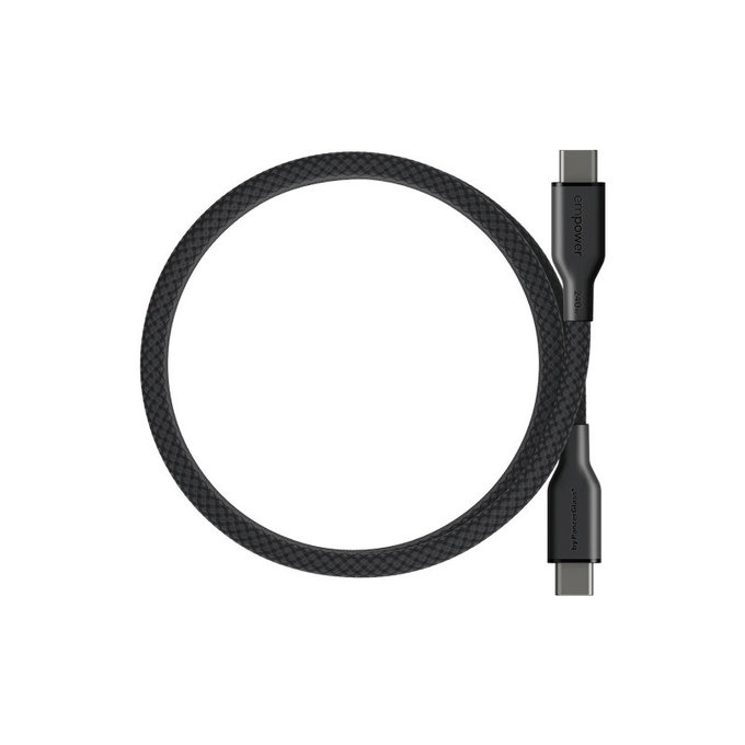 Câble USB-C, 240 W, Magnetic, 1, 5 m, Space Black, empower