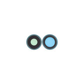 Apple iPhone 16, 16 Plus - Cadre d'objectif de caméra arrière (Teal) - 2pcs