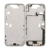 Apple iPhone 16 Pro Max - Cadre central + Boutons d’Alimentation, de Volume et d’Appareil Photo (White Titanium)