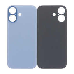 Apple iPhone 17 - Verre du boîtier arrière avec plus grand trou pour l'appareil photo (Mist Blue)