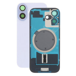 Apple iPhone 17 - Verre du boîtier arrière + Verre de la caméra + Cadre en métal + Aimant MagSafe (Lavender)