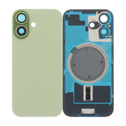 Apple iPhone 17 - Verre du boîtier arrière + Verre de la caméra + Cadre en métal + Aimant MagSafe (Sage)