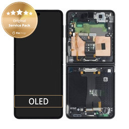 Samsung Galaxy Z Flip 7 F766B - Ecran LCD + Ecran Tactile + Cadre (Jetblack) - GH82-37581C Genuine Service Pack
