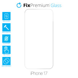 FixPremium Glass - Verre trempé pour iPhone 17