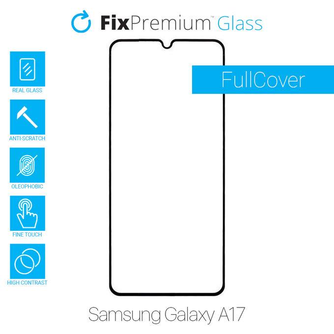 FixPremium FullCover Glass - Verre trempé pour Samsung Galaxy A17