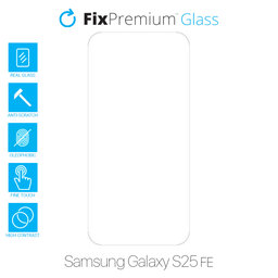 FixPremium Glass - Verre trempé pour Samsung Galaxy S25 FE