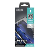 Verre trempé universel Omniglass I, Noir, SBS