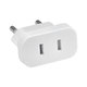 Adaptateur de prise 220V US vers EU (Blanc)