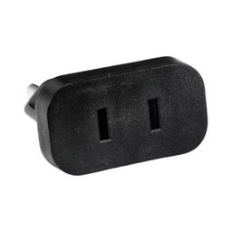 Adaptateur de prise 220V US vers EU (Noir)