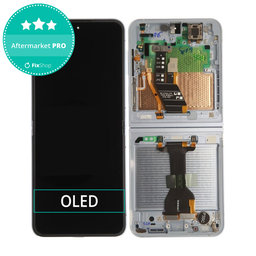 Samsung Galaxy Z Flip 6 F741B - Écran LCD + Écran tactile + Cadre (Light Blue) - GH82-35014C Genuine Service Pack